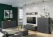Couchtisch >California< in Graphit / Navarra-Eiche-Dekor - 109x39x59 (BxHxT)