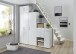 Mehrzweckschrank >MRK Multiraumkonzept< 1 Boden, 1 Stange, in WEISS - 80x185x68cm (BxHxT)