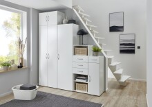 Schrankaufsatz >MRK Multiraumkonzept< in WEISS - 80x40x68cm (BxHxT)