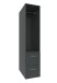 Mehrzweckregal >MRK Multiraumkonzept< in GRAPHIT - 40x185x68cm (BxHxT)
