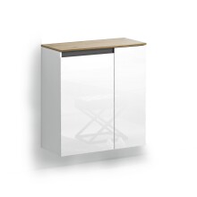 Hängeschuhschrank >Zippo< 8 Böden,  weiss...