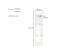 Garderobenpaneel >Zippo< 5 Haken, Ablage, weiss hochglanz / schwarz - 40x170x27,6 (BxHxT)
