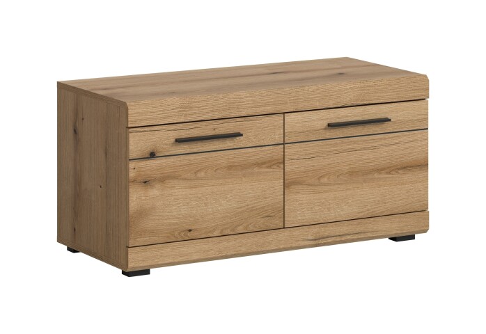 Schuhbank >Scout< 2 Türen, 4 Fächer, Evoke Eciher Dekor - 90x44x40cm (BxHxT)