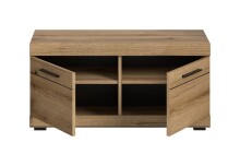 Schuhbank >Scout< 2 Türen, 4 Fächer, Evoke Eciher Dekor - 90x44x40cm (BxHxT)
