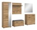 Garderoben-Set >Scout< (6-teilig) in Evoke Eiche Dekor - 272x197x40cm (BxHxT)