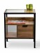 Beistelltisch >Mandurah 1< Schublade, Ablagen, Eiche Dekor, Metall + MDF - 48x55x35cm (BxHxT)