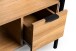 Beistelltisch >Mandurah 1< Schublade, Ablagen, Eiche Dekor, Metall + MDF - 48x55x35cm (BxHxT)