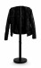 Herrendiener >Herrendiener Tobi< Hosen- und Bügelhalter, schwarz, Metall - 45x113x28cm (BxHxT)