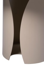 Beistelltisch >Kira 1< in gesinteter Stein cremeweiß - 42x60 (HxD)