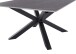 Couchtisch >Janin< in grau, schwarz, Keramik, Metall - 80x45x80cm (BxHxT)