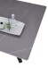 Couchtisch >Janin< in grau, schwarz, Keramik, Metall - 55x55x55cm (BxHxT)