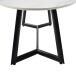 Couchtisch >Jenny< drehbare Aufsatzplatte, weiß / schwarz, Keramik - 110x41x60cm (BxHxT)