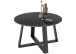 Couchtisch >Tanea< in schwarz, Keramik, Metall - 45x80cm (HxD)