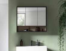Badezimmerspiegelschrank >Bagno< in kaschmir Dekor...