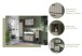 Badezimmer-Set >Bagno< (3-teilig) inkl. Waschbecken, in kaschmir Dekor - 154x192x48cm (BxHxT)