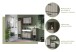 Badezimmer-Set >Bagno< (3-teilig) in kaschmir Dekor - 125x192x36cm (BxHxT)