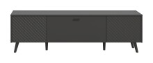Lowboard >Linea< 2 Türen, 1 Klappe, in grau - 185x55x40cm (BxHxT)