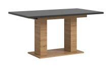 Kulissen-Esstisch >Motion< ausziehbar 190cm, Grau /...
