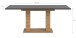 Kulissen-Esstisch >Motion< ausziehbar 190cm, Grau / Artisan Eiche Dekor - 150/190x76x90cm (BxHxT)