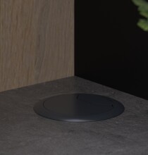Miniküche >Fumay 21< (6-teilig) in Eiche Nachbildung, Beton Optik dunkel, Breite 200cm