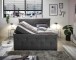 Boxspringbett >Villano< Liegefläche 180x200cm, in Anthrazit - 231x203x114 (LxBxH)