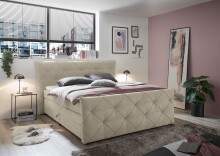 Boxspringbett >Villano< Liegefläche 180x200cm,...