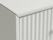 TV-Board >PALMA< in Greige, MDF Greige pantone + Metal - 45x50x140cm (BxHxT)