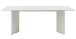 Esstisch >PALMA< in Greige, MDF + Stahl in greige - 90x75x200cm (BxHxT)