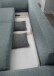 Schlafsofa >Phedra< Armlehnfunktion, 9758 Corto mint, Mikrofaser - 242x90x131cm (BxHxT)