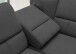 Polstergarnitur >Ludwigshafen<  Motor-Relaxfunktion, Schlaffunktion, schwarz - 268x113x222cm (BxHxT)