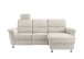 Ecksofa >Ludwigshafen< Motor-funktion, Kopfstütze, Stauraum, beige - 231x113x165 (BxHxT)