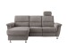 Ecksofa >Ludwigshafen< Motor-funktion, Kopfstütze, Stauraum, grau-braun - 231x113x165 (BxHxT)