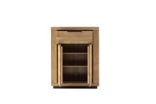 Garderoben-Set >Greno< (4-teilig) Massivholzfront - Teilmassiv - 160x200,5x40 (BxHxT)
