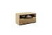 Schuhbank >ARAYA< 1 Schublade, Eiche teilmassiv, Holzwerkstoff - 79x41x40,5cm (BxHxT)