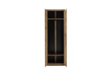 Garderoben-Set >ARAYA< (5-teilig) in Eiche teilmassiv - 227x195x40,5 (BxHxT)