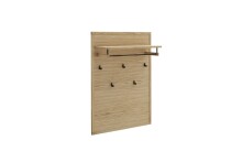 Garderoben-Set >ARAYA< (2-teilig) in Eiche teilmassiv - 79x195x40,5 (BxHxT)