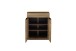 Garderoben-Set >ARAYA< (4-teilig) in Eiche teilmassiv - 158x195x40,5 (BxHxT)