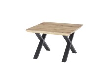 Couchtisch >ASOLA< in Eiche / schwarz, furniert -...