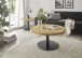 Couchtisch >MONTEVERDE< in Eiche furniert, Holzwerkstoff/ Metall - 40x60cm (HxD)