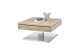 Couchtisch >MONROVIA< mit Stauraumfach, Asteiche furniert - 75x38x75 (BxHxT)