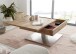 Couchtisch >MONROVIA< mit Stauraumfach, Asteiche furniert - 75x38x75 (BxHxT)