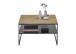Couchtisch >MINERAL< in Eiche, Massivholz / Metall - 70x40x70cm (BxHxT)