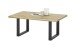 Couchtisch >HAVANNA< in Eiche, Massivholz / Metall - 110x45x70cm (BxHxT)