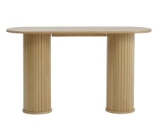 Konsolentisch >NOLA< in Eiche furniert, MDF - 130x75x40cm (BxHxT)