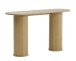 Konsolentisch >NOLA< in Eiche furniert, MDF - 130x75x40cm (BxHxT)