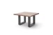 Couchtisch >CARTAGENA< in Akazie massiv walnussfarben - 75x45x75 (BxHxT)