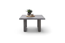 Couchtisch >CARTAGENA< in Akazie grau, massiv lackiert - 75x45x75cm (BxHxT)