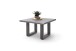 Couchtisch >CARTAGENA< in Akazie grau, massiv lackiert - 75x45x75cm (BxHxT)