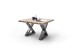 Couchtisch >CARTAGENA< in Akazie natur, massiv lackiert - 75x45x75cm (BxHxT)