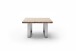 Couchtisch >CARTAGENA< in Akazie natur, massiv lackiert - 75x45x75cm (BxHxT)